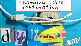 Diy charging cable fix @10/- rupees only with @PidiliteIndia fevikwik