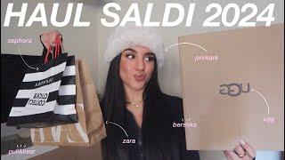 HAUL SALDI 2024  zara, sephora, bershka, tezenis, pull&bear, subdued, ugg & more!