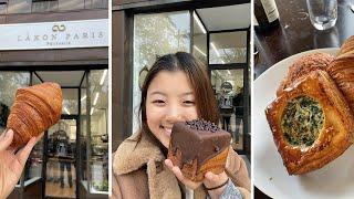 french pastry girl reviews a lot of croissants (Lakeon Patisserie Boston)