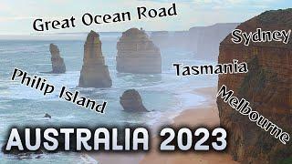 Australia, Tasmania, Great Ocean Road, Phillip Island, Melbourne, Sydney trip 2023 4k