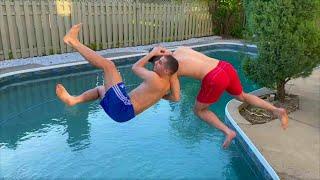 WWE MOVES IN THE POOL (Full Movie)