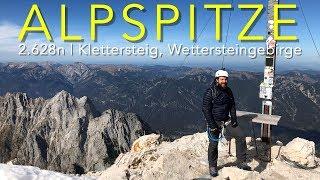 Alpspitze 2.628m, Ferrata | Abstieg via Ostgrat/Nordwandsteig, Bergtour 4K