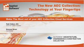 Webinar: The New AEC Collection: Technology at Your Fingertips