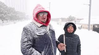 Snow in Atlantic City