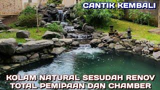 TOTAL RENOVATION OF PIPING AND CHAMBER IS THE SAME FOR NEW |  NATURAL FISH POND |  BATU KEC MALANG