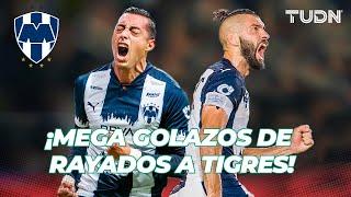 ¡76 AÑOS DE MONTERREY! Los mejores goles de Rayados a Tigres en el Clásico Regio I TUDN