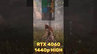 Horizon Zero Dawn Remastered RTX 4060 & i5 12400F Benchmark 1440p HIGH