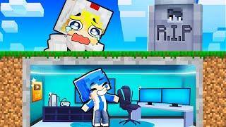 HUY NOOB XÂY HẦM BÍ MẬT DƯỚI MỘ TRONG MINECRAFT 🪦