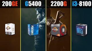 Athlon 200GE vs Ryzen 3 2200G vs Pentium G5400 vs i3 8100