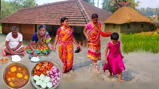 Village Life। Unseen Beautiful Rural Life Of Village Women Morning Routine। Traditional Village Food