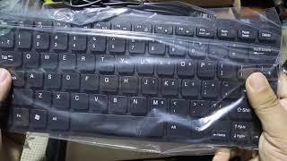 Unboxing  USB SLIM CHOCOLATE KEYS KEYBOARD and OPTICAL WHEEL MOUSE