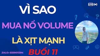 MUA NỔ KHỐI LƯỢNG LÀ XỊT MẠNH | CÁCH QUẢN LÝ DANH MỤC ĐẦU TƯ | KHÓA HỌC PHÂN TÍCH KỸ THUẬT | BUỔI 11