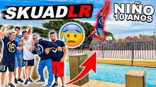 La SKUADLR REACCIONA al NIÑO de 10 AÑOS haciendo PARKOUR EN DIRECTO| Romeo - Capítulo 3