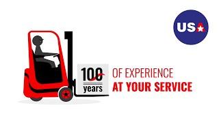 Electric forklift trucks | 100 years with you! | USA version