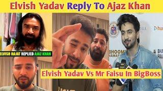 Elvish Yadav Vs Ajaz Khan Live In Mumbai | Mr Faisu Vs Elvish Yadav in BiggBoss | All Rounder Danish