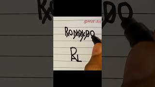 Ronaldo name into brand logo    #cr7 #shorts #brand