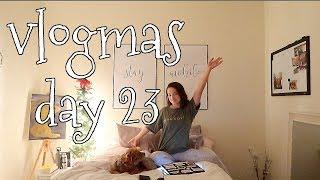 VLOGMAS DAY 23: redoing my room, christmas shopping, i need your help!!