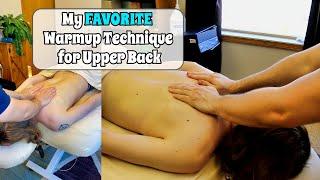 Follow These Warmup Techniques for a Neck and Upper Back Massage