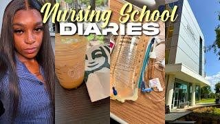 NURSING SCHOOL VLOG | first week back, new skills, adjusting, fun with friends, hair appt