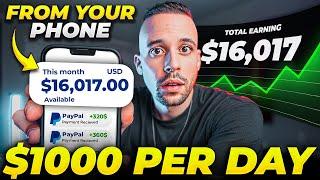 ($1000/Day) Laziest Side Hustle To Make Money Online From Your Phone Using AI