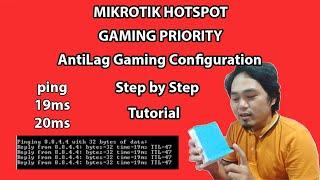 Mikrotik Hotspot | Voucher type with Gaming Priority | AntiLag Configuration