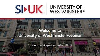 University of Westminster seminar with SI-UK