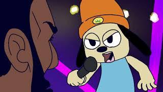 Parappa the Rapper joins Death Grips onstage (animated by @HyperTheKappa )