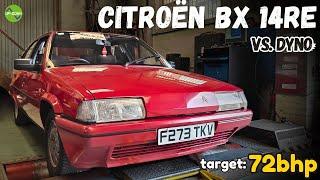 A Citroën BX on a rolling road is rare enough, but a 1.4?!