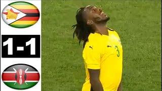 Zimbabwe vs Kenya 1-1 Highlights all goals 2024 Kenya vs Zimbabwe CAF Qualifiers