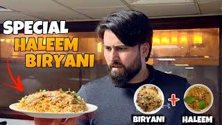 trying Special Karachi style Biryani Haleem in Al-Jadeed restaurant Jeddah Saudi Arabia