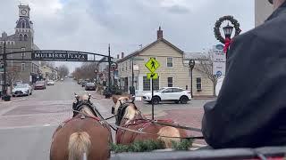 Horse-drawn Carriage Ride in Historic Downtown Lebanon, Ohio