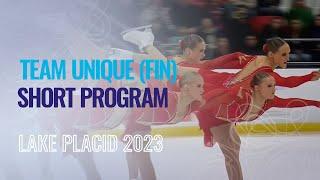 Team Unique (FIN) | Short Program | Lake Placid 2023 | #WorldSynchro