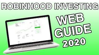 Robinhood Web Beginner Tutorial - A Guide To Robimhoods Web Platform