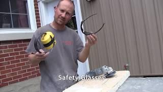 How to Tile a Bathroom 23: Using the Angle Grinder to Cut Tile