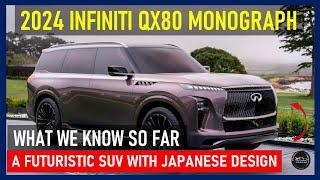 INFINITI QX80 2024 MONOGRAPH - HIGHLIGHTS : A FUTURISTIC SUV