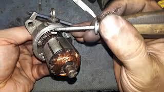 How to clean, replace, and maintenance  of your yamaha sz starter  motor