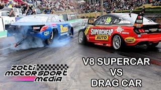 V8 Supercar Vs Drag Car | Ben Bray Vs Chaz Mostert