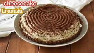 Cheesecake tiramisù - senza uova e senza gelatina - torta estiva facile e veloce
