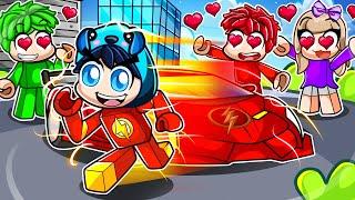 Rizzing Crazy Fan Girls With The NEW FLASH CAR In Roblox Driving Empire!