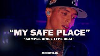 [FREE] Sad Melodic Drill x Central Cee x Lil Tjay Type Beat 2025 - "MY SAFE PLACE" | Sample Drill