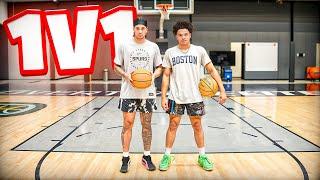 INSANE 1V1 AGAINST MY AAU PLAYER QUINCY!