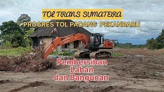 Landclearing Trase Tol Padang Sicincin di Sikabu Lb.Alung