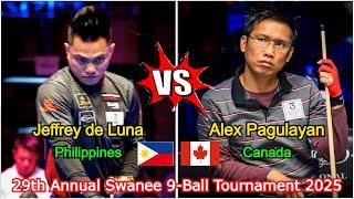 Jeffrey de Luna VS Alex Pagulayan | 29th Annual Swanee 9-Ball Tournament 2025 - Race to 8