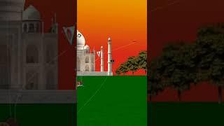 Taj mahal kite flying