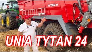 Розкидач органічних добрив UNIA TYTAN від ВФК на «УКАБ Агротехнології 2024»  #farming #agro