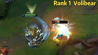 Rank 1 Volibear: How to DESTROY K'Sante with Volibear!