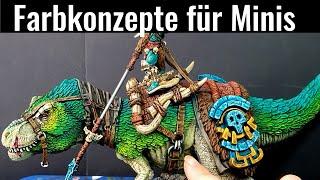 Miniaturen F&A - Farbkonzepte für überladene/ große Miniaturen