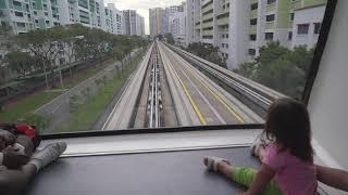 Singapore, LRT ride from Senja to Bukit Panjang