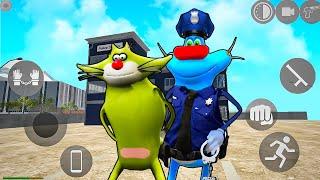Jack Try To Break The Jail In Indian Bike Driving 3D With Oggy