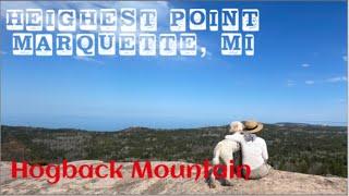 Michigan’s Upper Peninsula Hiking, Hogback Mountain in Marquette.